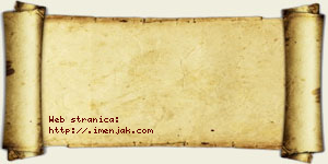 Olga Radovanović vizit kartica